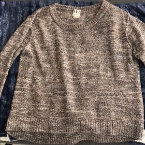 Haute Hippie Brown/White Sweater